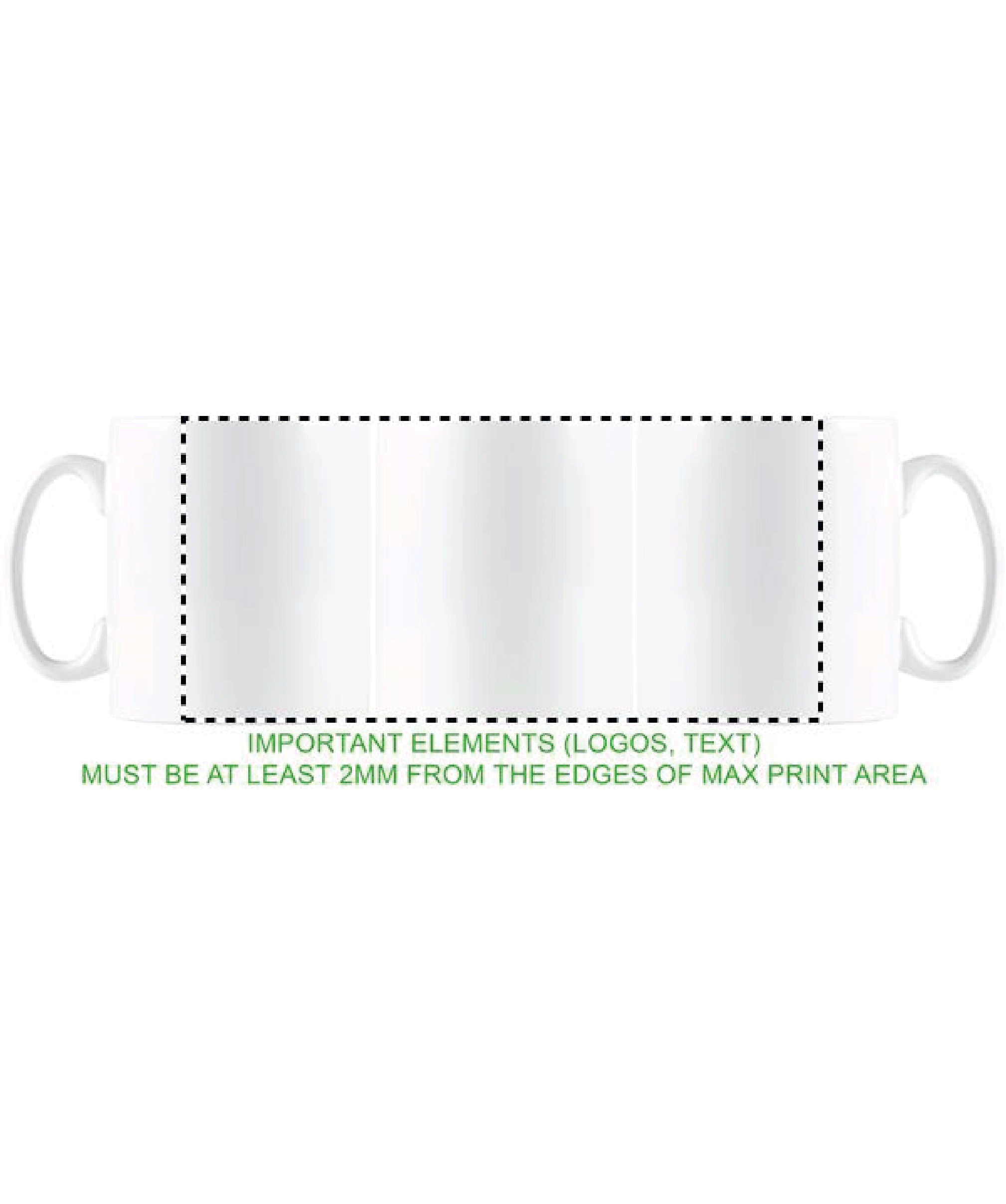 Sublimation Mug Size (200 x 95mm)